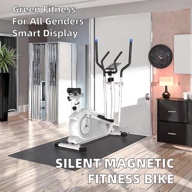 Exercise Bike Magnetic Resistance - Home Magnetic Recumbent Elliptical Bike -