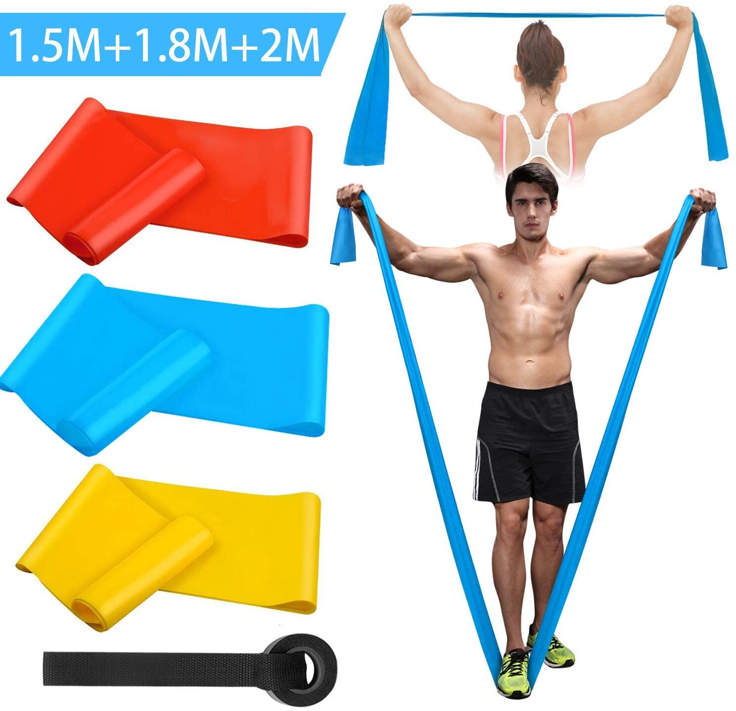 Pilates Bar Kit With Resistance Bands - Thun Tập Thể Hình Ban Nhạc