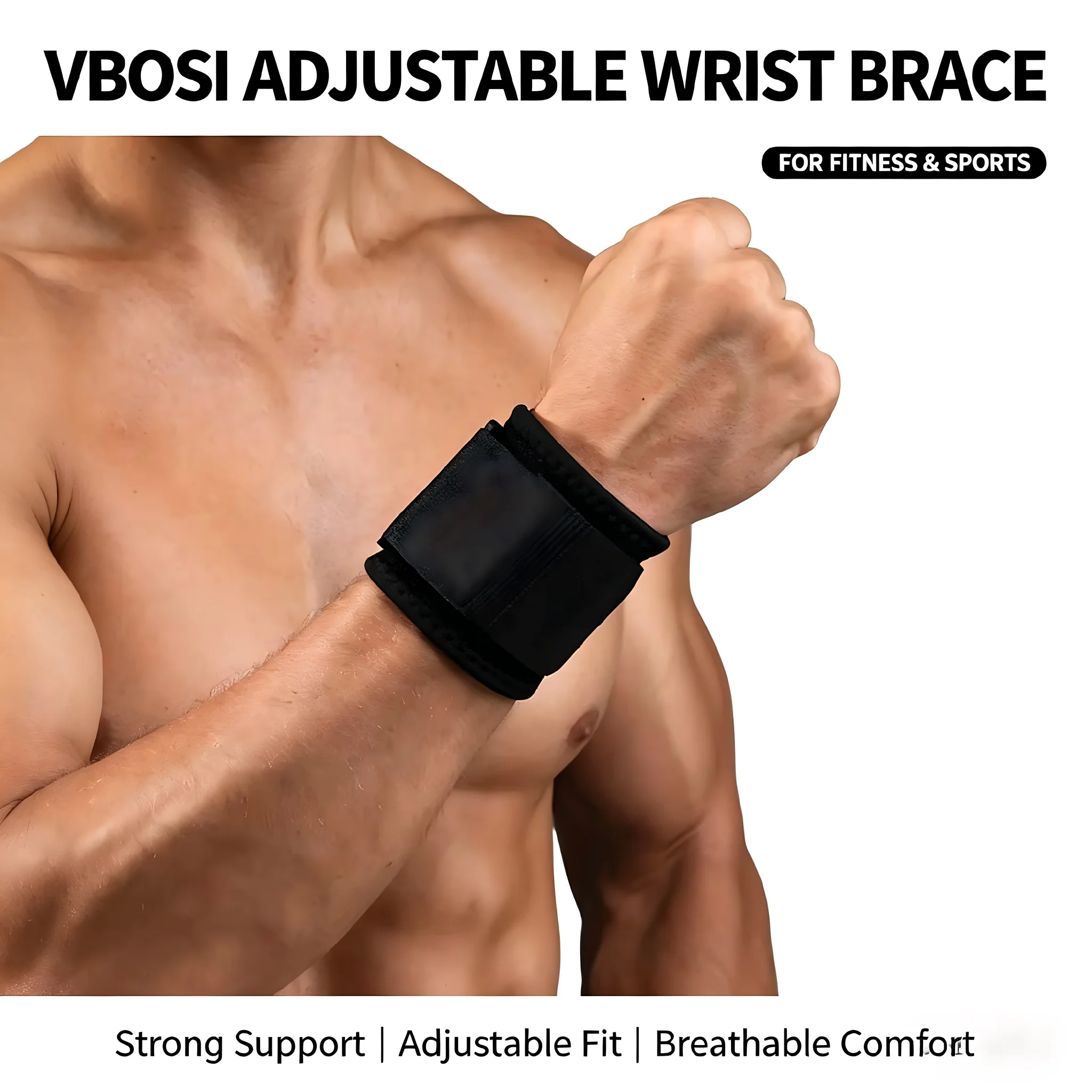 Wrist Wraps Weightlifting Support - Professional Breathable Wrist Wraps for Lifting,