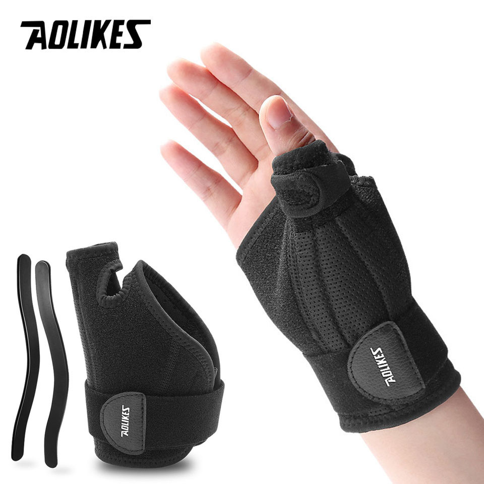 Wrist Wraps Weightlifting Support - AOLIKES Băng 1 Cái Bo Cổ