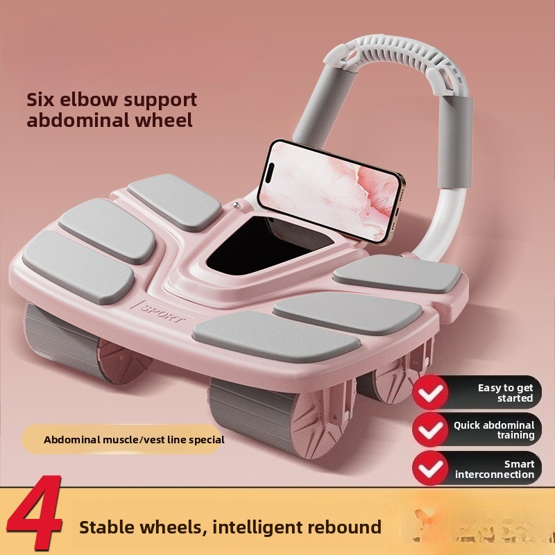 Stomach Wheel Six Elbow Suppor - đánh giá và giá Ab Roller Wheel With Elbow Support
