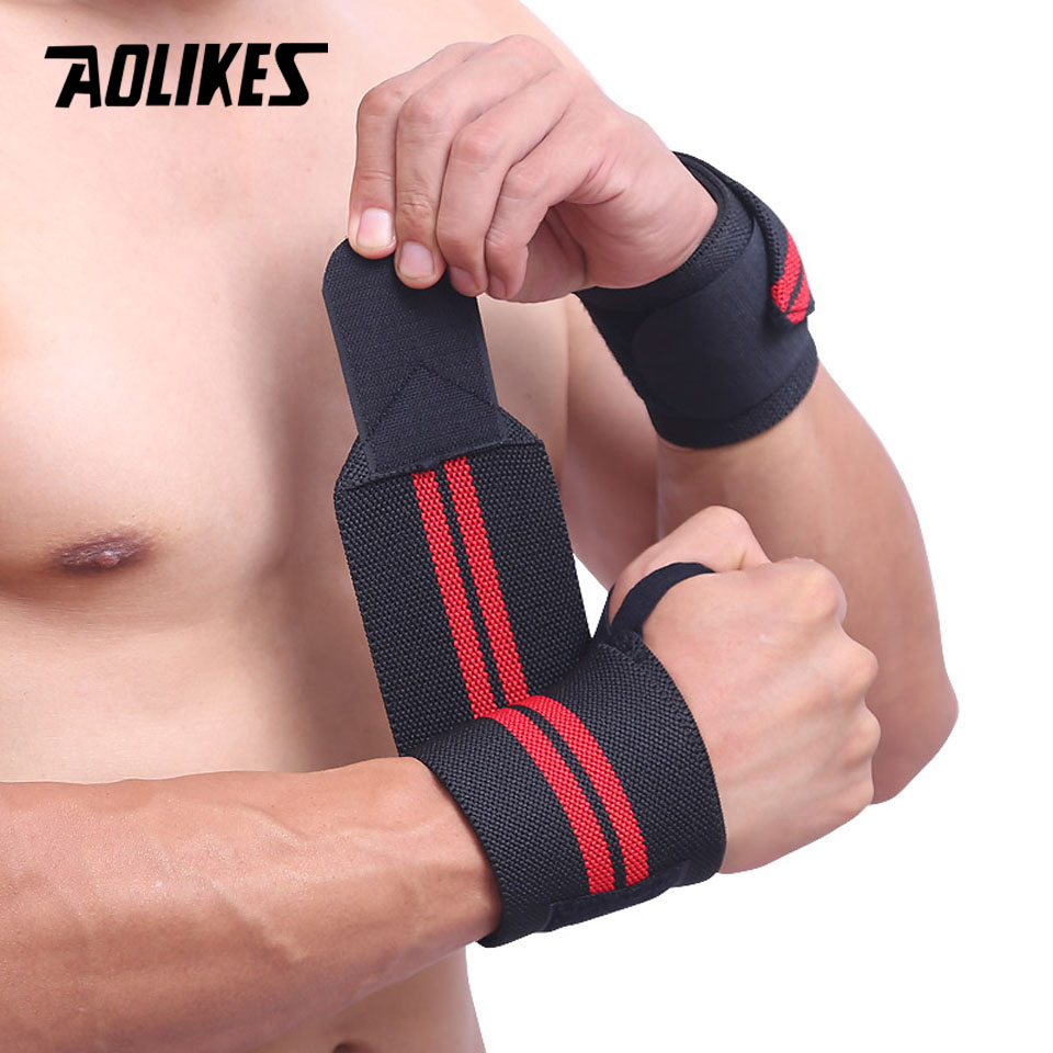 AOLIKES 1 Pair Wristband Wrist - đánh giá và giá Wrist Wraps Weightlifting Support