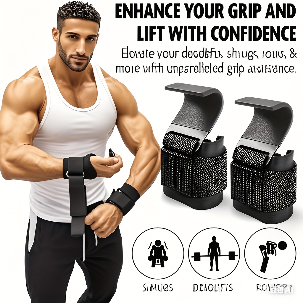 Weight Lifting Hook Grips With - đánh giá và giá Wrist Wraps Weightlifting Support