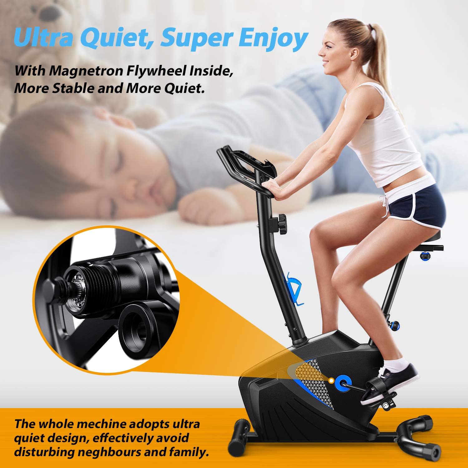 Adjustable Magnetic Resistance - đánh giá và giá Exercise Bike Magnetic Resistance