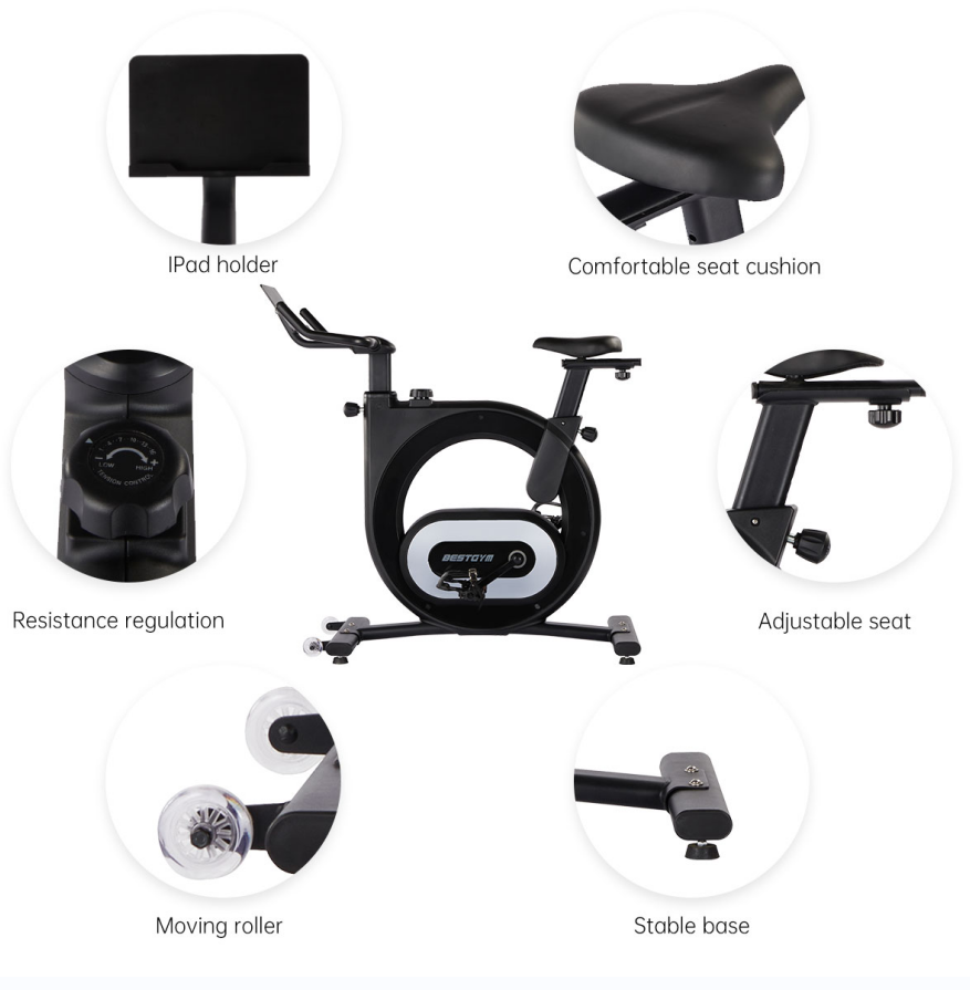 Factory Hot Sale Adjustable Mo - đánh giá và giá Exercise Bike Magnetic Resistance