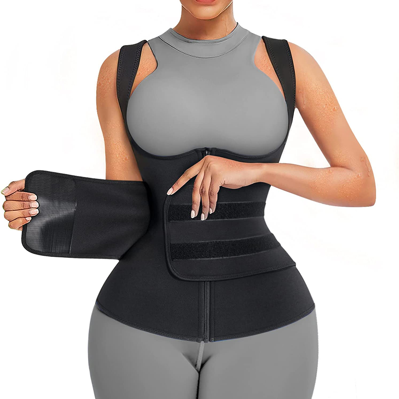 Neoprene Sauna Suit for Women  - đánh giá và giá Sweat Waist Trainer Belt Neoprene