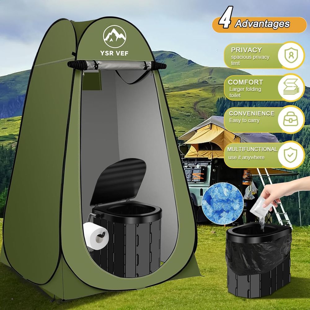 Portable Toilet Kit, Camping T - đánh giá và giá Camping