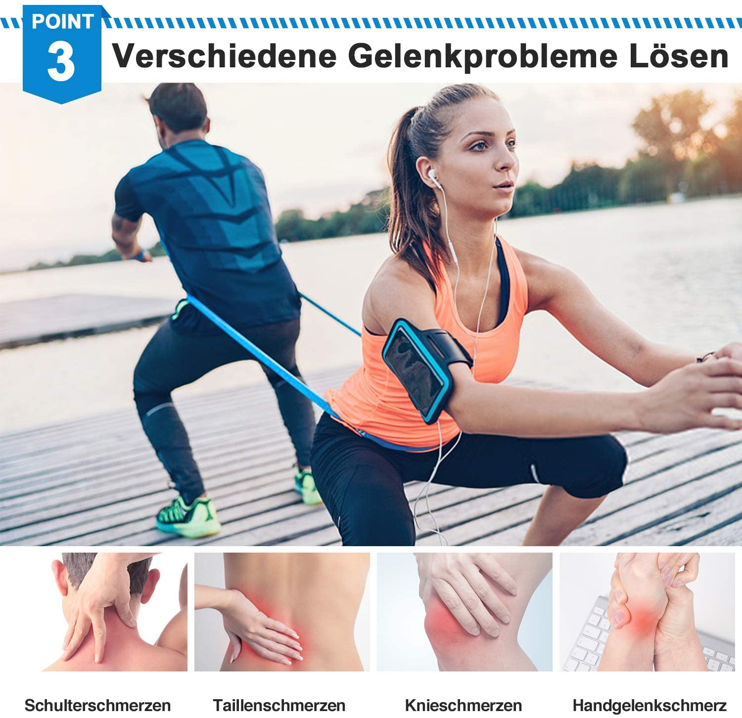 Thun Tập Thể Hình Ban Nhạc 3 D - đánh giá và giá Pilates Bar Kit With Resistance Bands