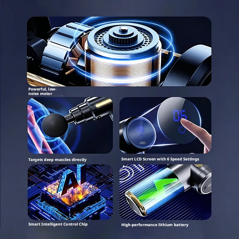 6 Speed Mini Electric Fascia G - đánh giá và giá Electric Massage Gun Deep Tissue