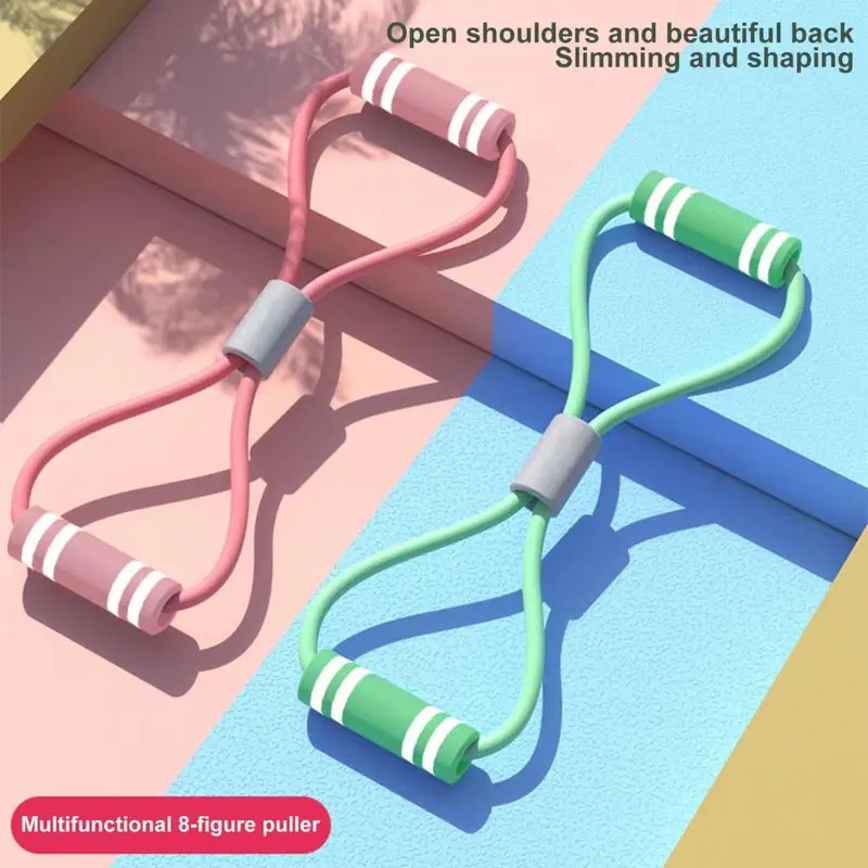 Fitness Resistance Band with H - đánh giá và giá Resistance Bands Set With Handles