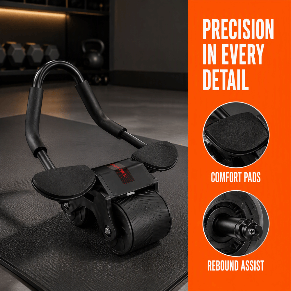 Steel ABS Automatic Rebound Ab - đánh giá và giá Ab Roller Wheel With Elbow Support