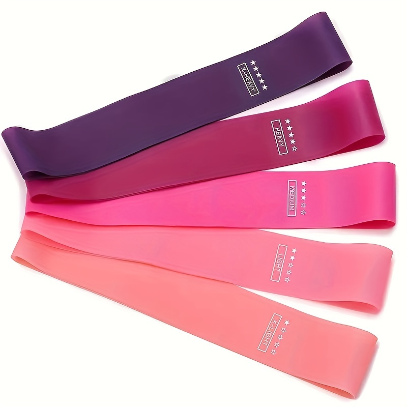 5-Piece Color Resistance Band  - đánh giá và giá Pilates Bar Kit With Resistance Bands