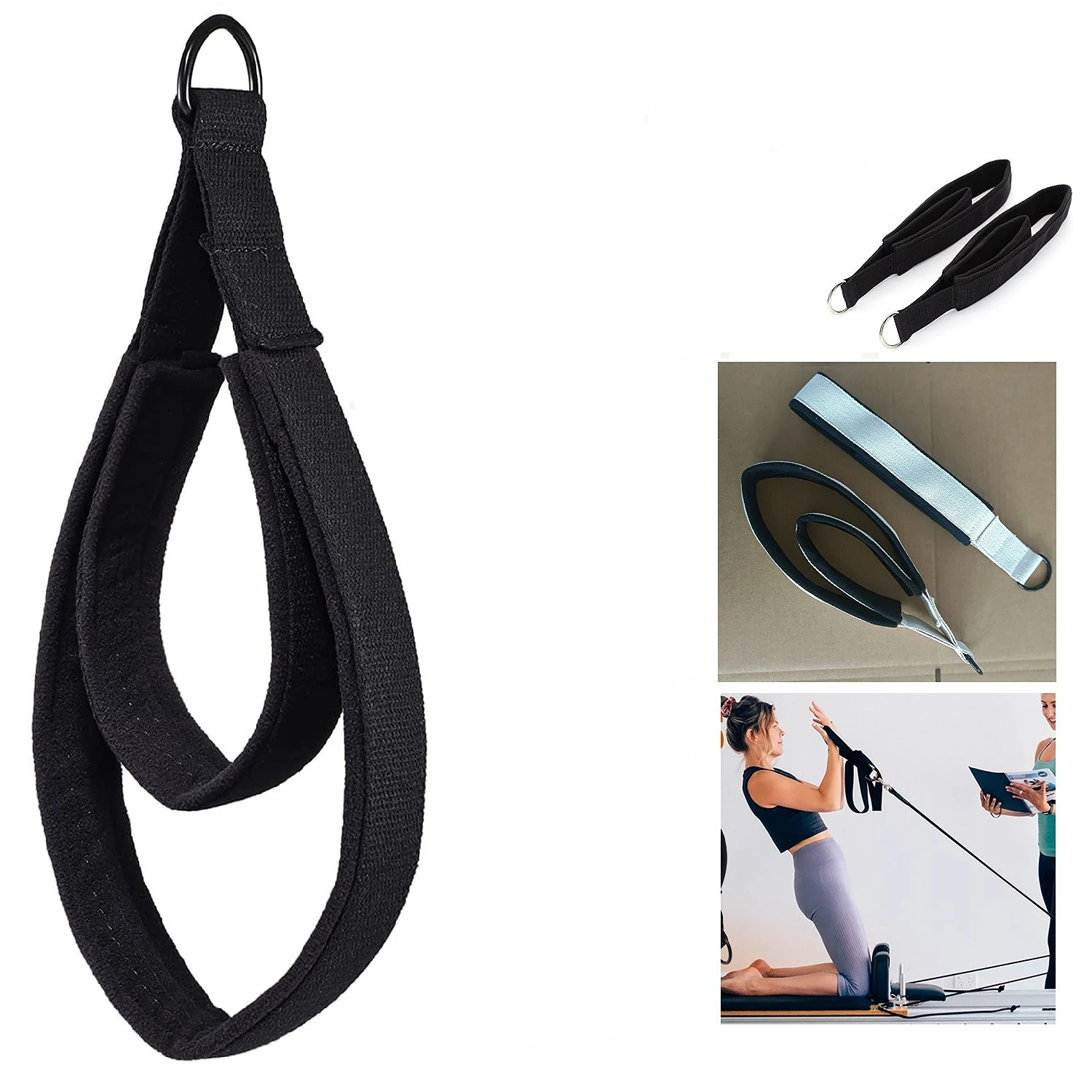Double Ring Elastic Yoga Pilat - đánh giá và giá Pilates Bar Kit With Resistance Bands