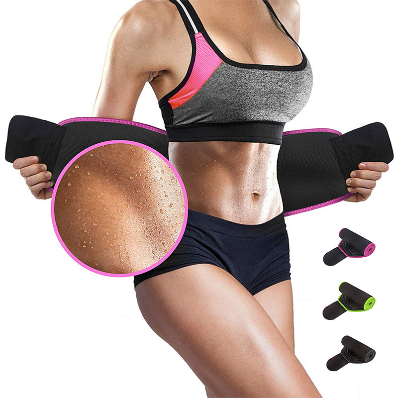 1PC Waist Trimmer Belt Weight  - đánh giá và giá Sweat Waist Trainer Belt Neoprene