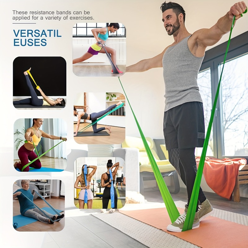 2/3/4/6 Pcs Yoga Resistance Ba - đánh giá và giá Pilates Bar Kit With Resistance Bands