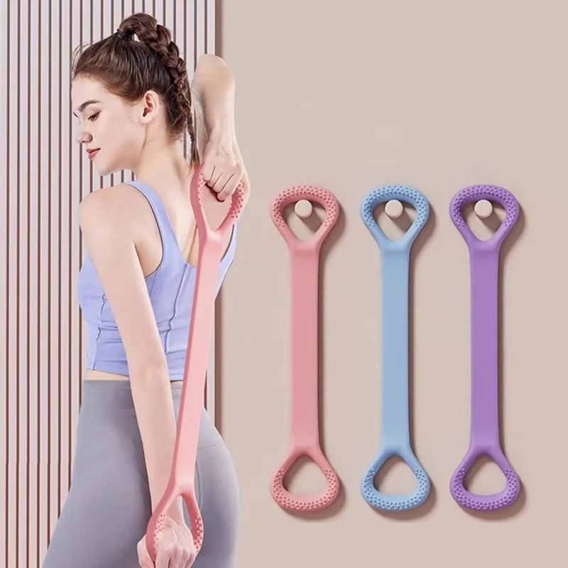 1/3Pcs 8-Shaped Resistance Ban - đánh giá và giá Pilates Bar Kit With Resistance Bands