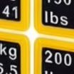 2pcs Yellow Weight Sticker Lab - đánh giá và giá Fitness Equipment