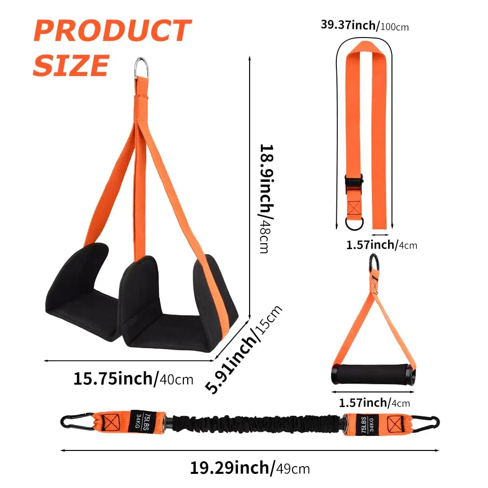 Pull Up Assistance Bands Set R - đánh giá và giá Resistance Bands Set With Handles