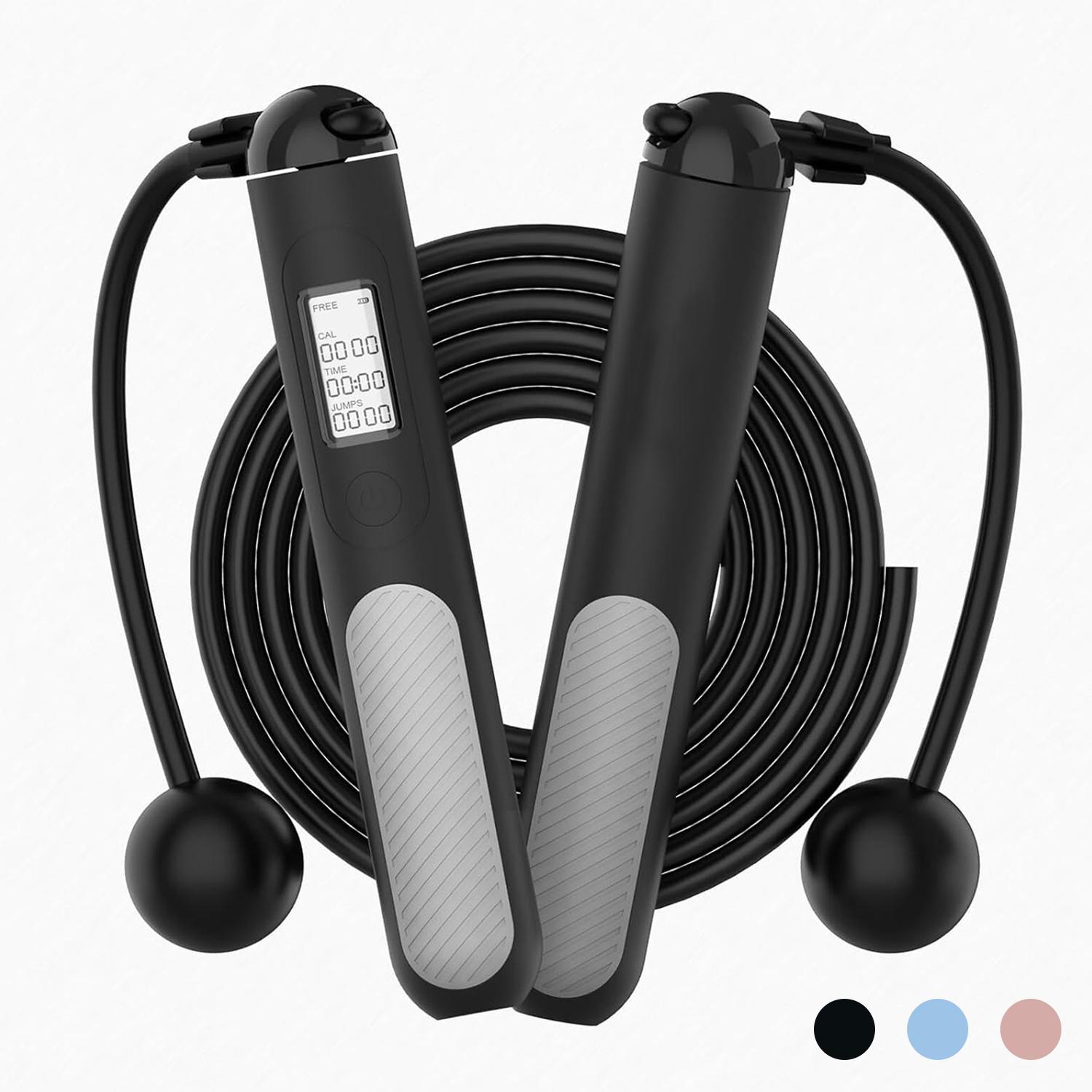 2-in-1 Smart Digital Weighted  - đánh giá và giá Smart Jump Rope Digital Counter