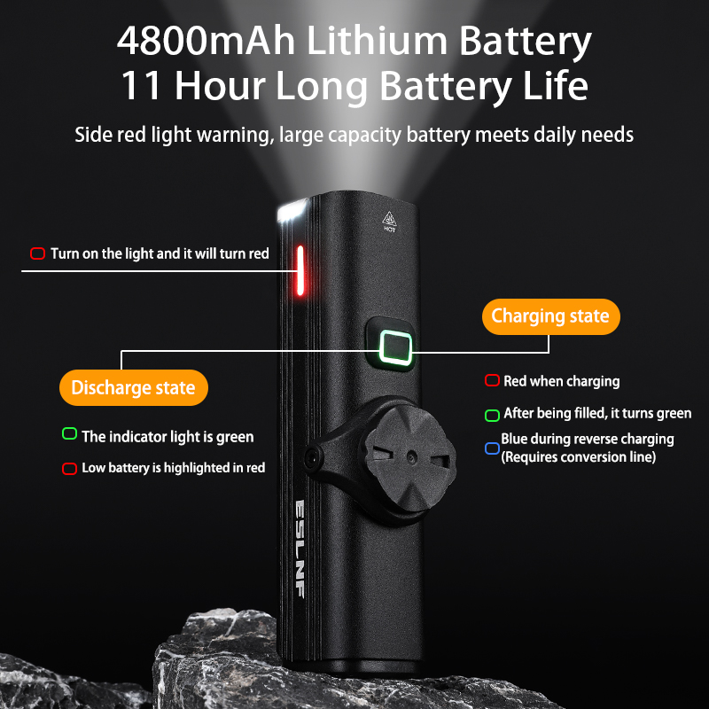ESLNF Bicycle Front Light 1000 - đánh giá và giá Rechargeable Bicycle Headlight 1000 Lumen