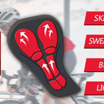 Cycling Shorts Breathable Mesh - đánh giá và giá Padded Cycling Shorts 5D Gel
