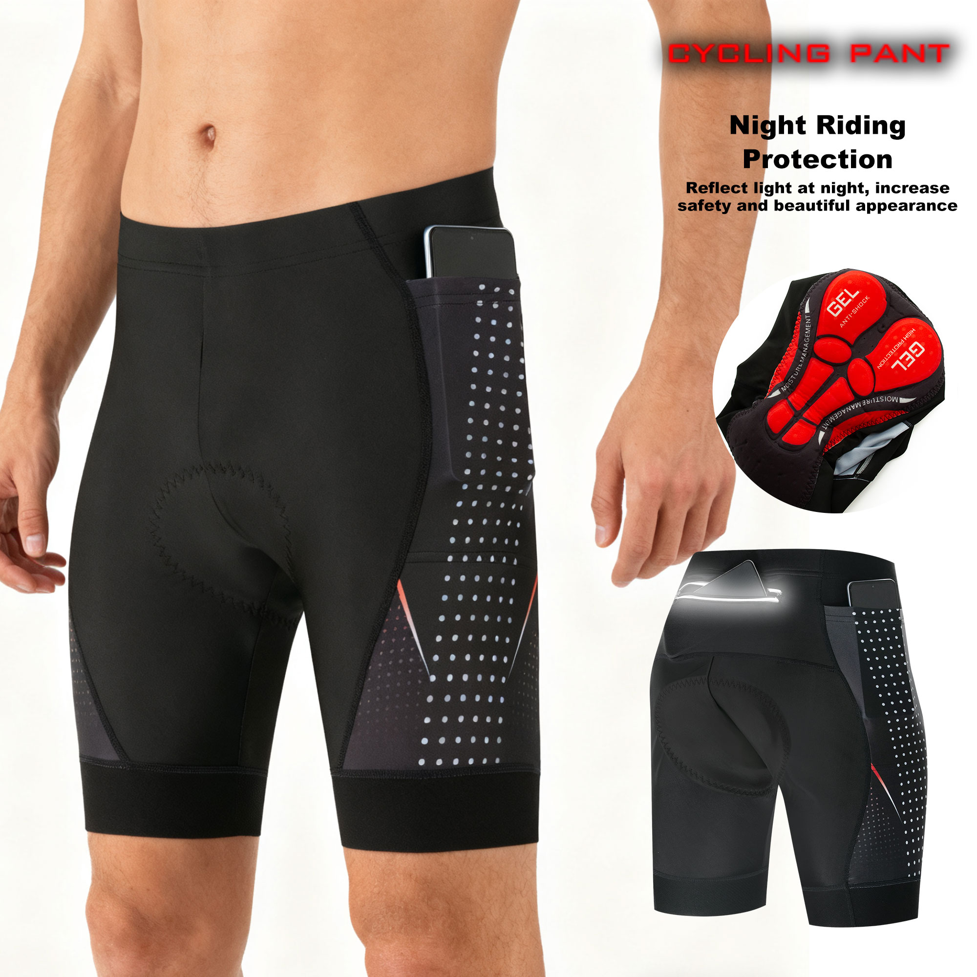 Premium Road Bike Shorts With  - đánh giá và giá Padded Cycling Shorts 5D Gel