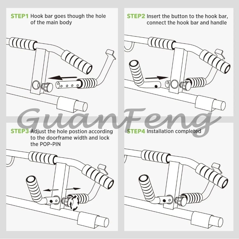 Door Frame No‑Screw Pull‑Up Ch - đánh giá và giá Door Pull Up Bar No Screw