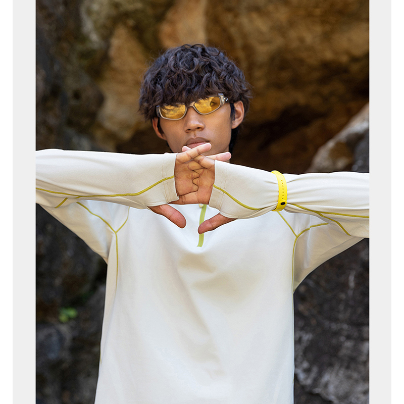 Men's Outdoor Half-Zip Long Sl - đánh giá và giá Hiking
