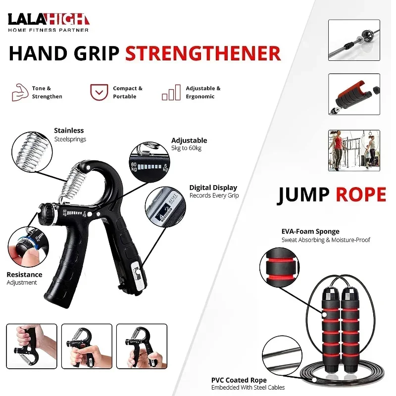 Multifunctional Push Up Board  - đánh giá và giá Pilates Bar Kit With Resistance Bands