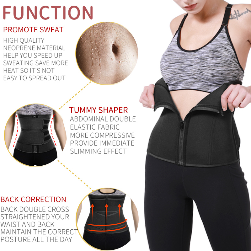 Eo Huấn Luyện Neoprene Mồ Hôi  - đánh giá và giá Sweat Waist Trainer Belt Neoprene