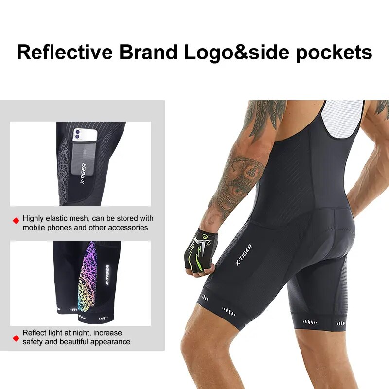 Cycling Bib Shorts 5D Gel Pad  - đánh giá và giá Padded Cycling Shorts 5D Gel