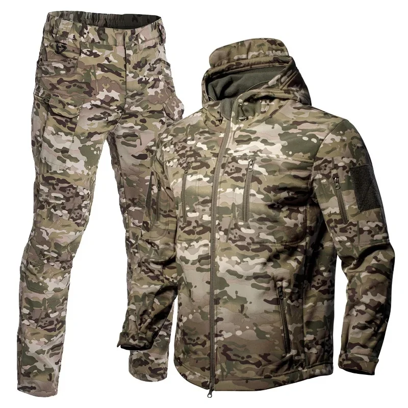 Waterproof Softshell Camouflag - đánh giá và giá Hiking
