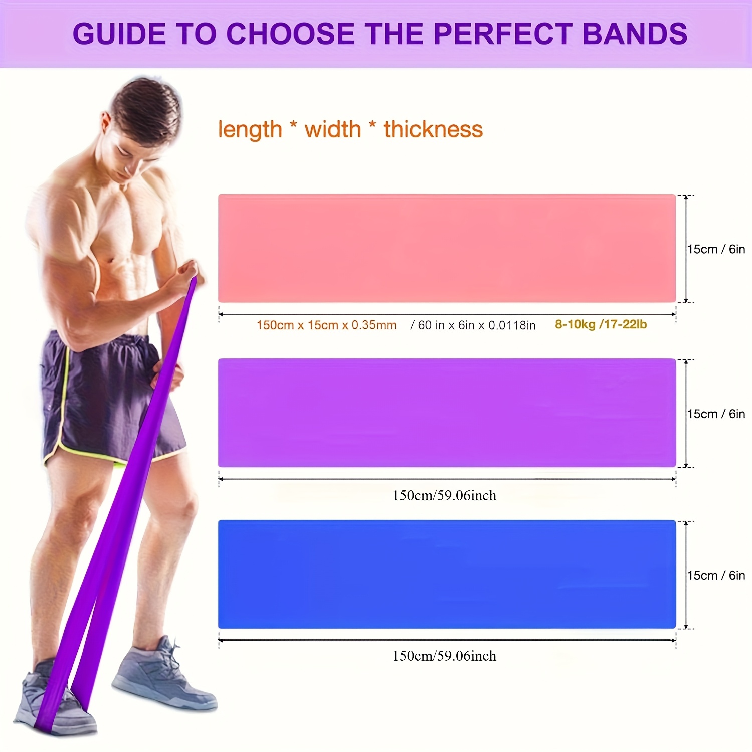 1/3pcs Resistance Bands for Me - đánh giá và giá Pilates Bar Kit With Resistance Bands