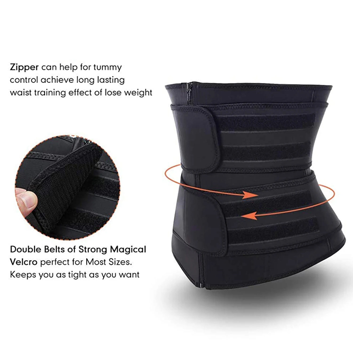 Neopren Waist Trainer Workout  - đánh giá và giá Sweat Waist Trainer Belt Neoprene