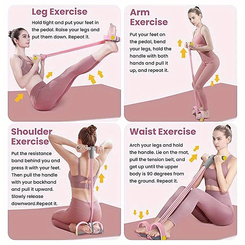 Multi-Function Resistance Band - đánh giá và giá Resistance Bands Set With Handles