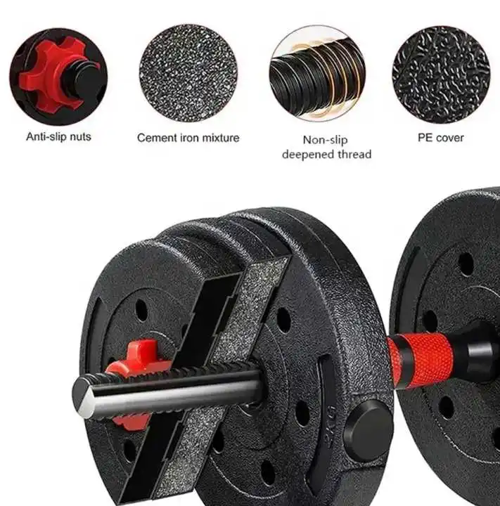 Adjustable Dumbbell Set, 10/20 - đánh giá và giá Adjustable Dumbbell Pair 40Kg