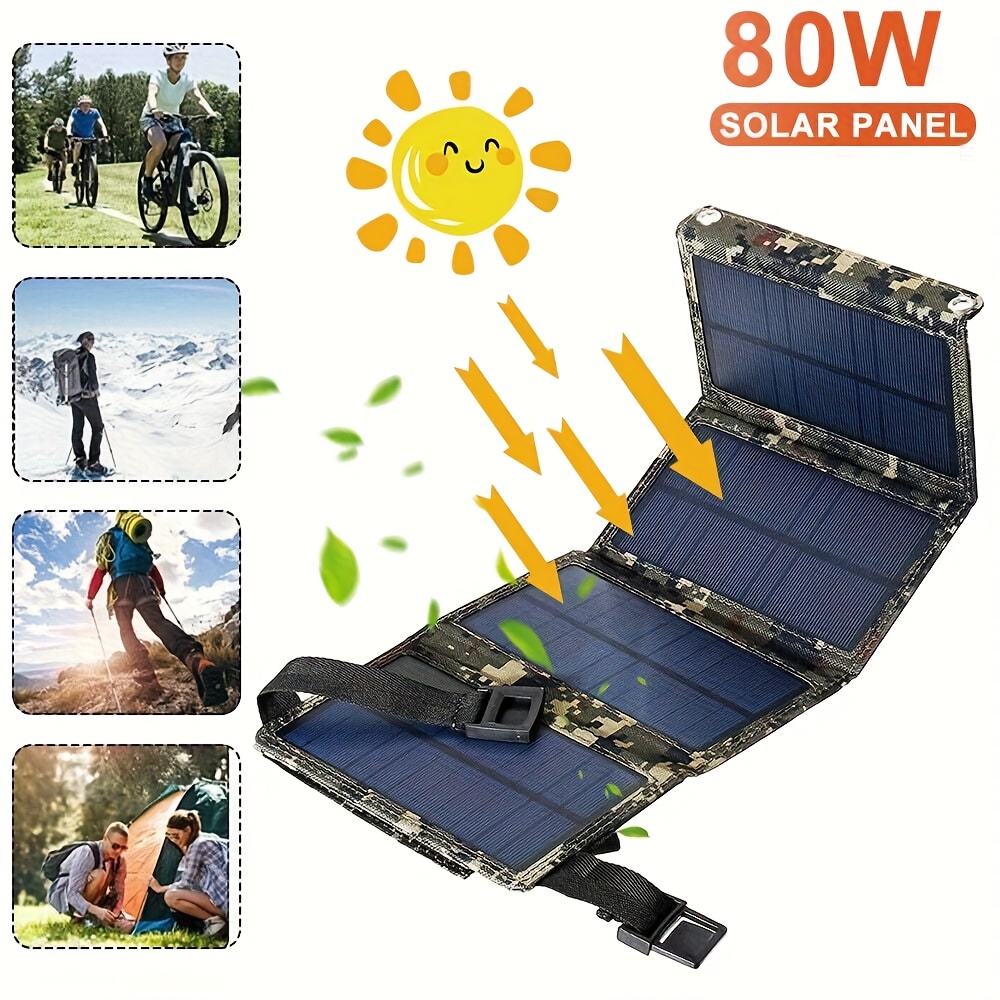 [Solar Panel] 80W Portable Fol - đánh giá và giá Camping
