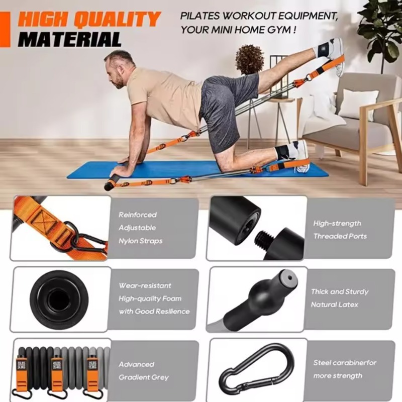 Pilates Bar Kit W/ Resistance  - đánh giá và giá Pilates Bar Kit With Resistance Bands