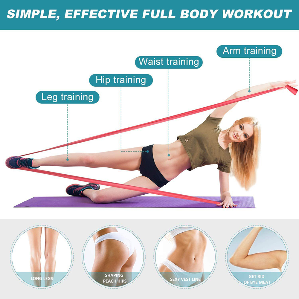 Yoga Sport Resistance Bands Pi - đánh giá và giá Pilates Bar Kit With Resistance Bands