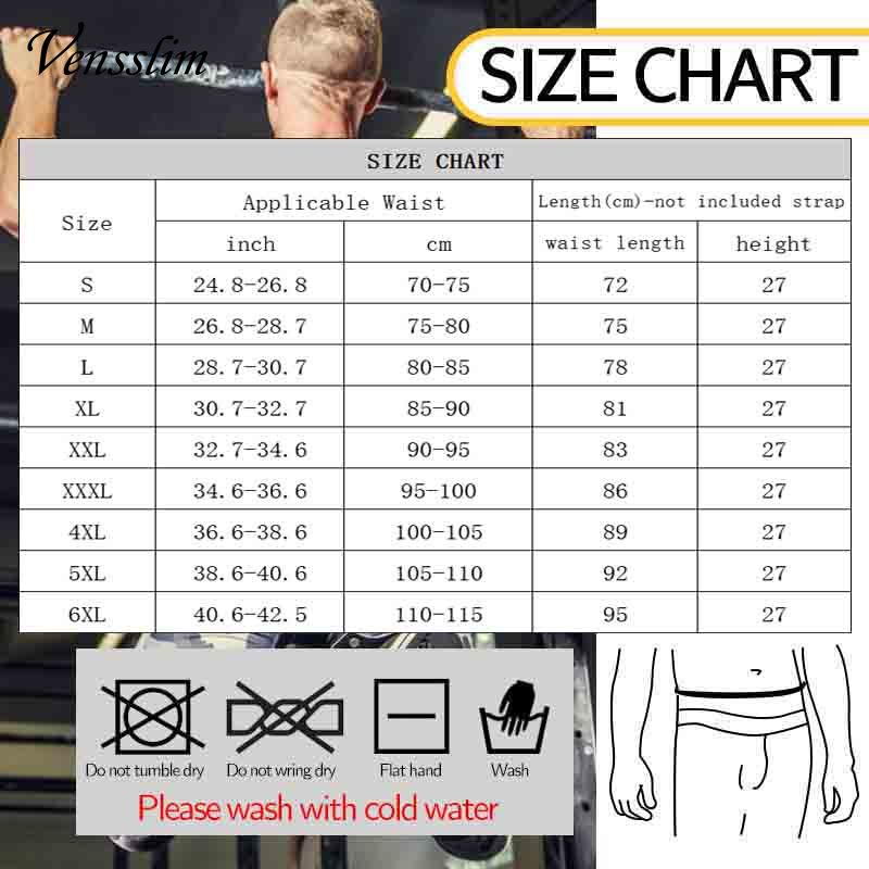 Vensslim Men Waist Trainer Tri - đánh giá và giá Sweat Waist Trainer Belt Neoprene