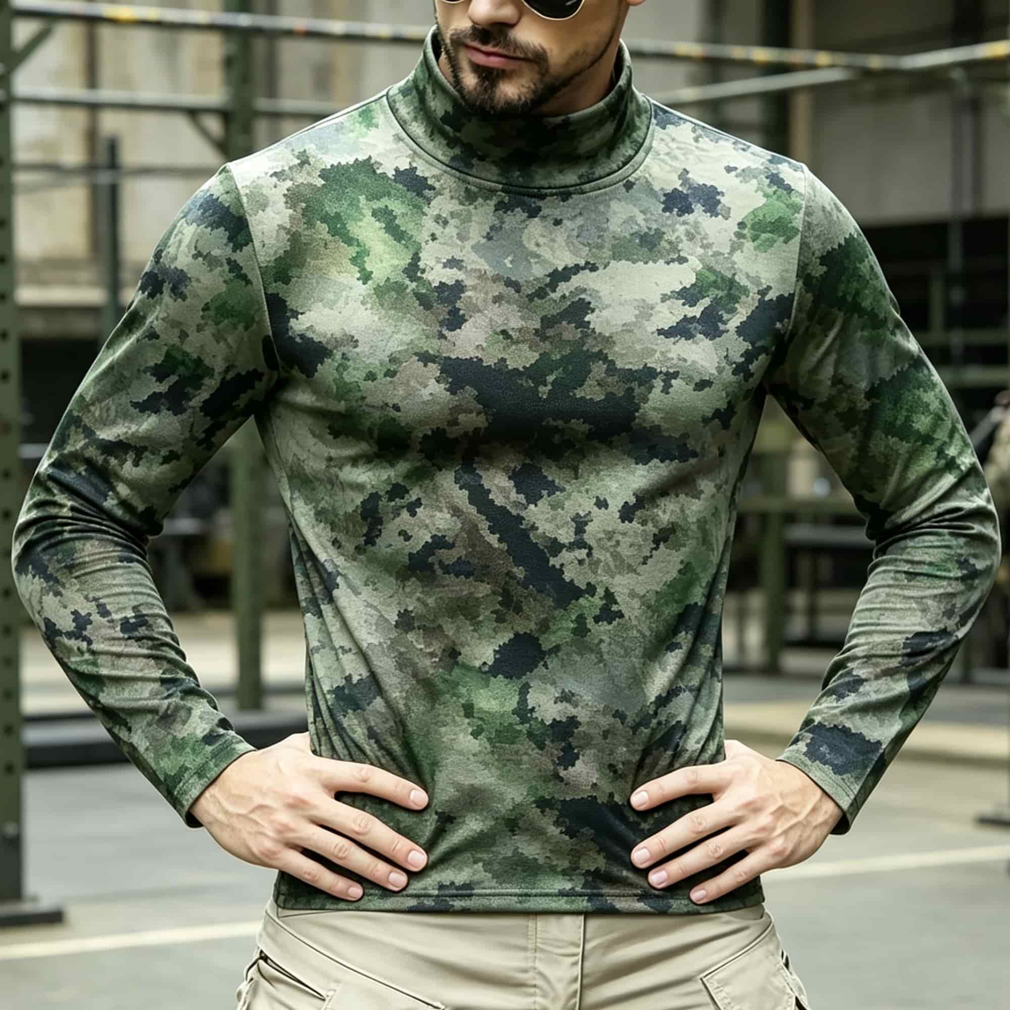 Men Tactical Camouflage Print  - đánh giá và giá Hiking