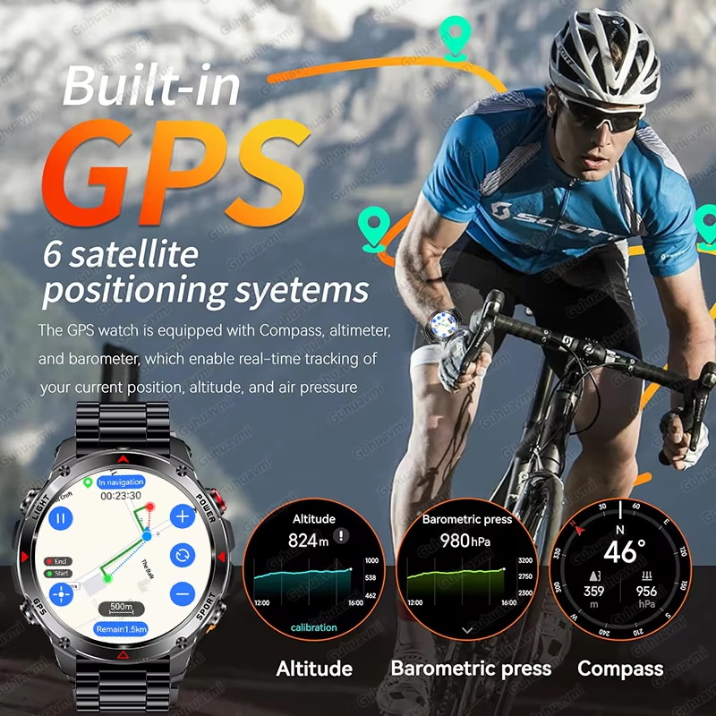 Military 540mAh GPS Smart Watc - đánh giá và giá Resistance Bands Set With Handles