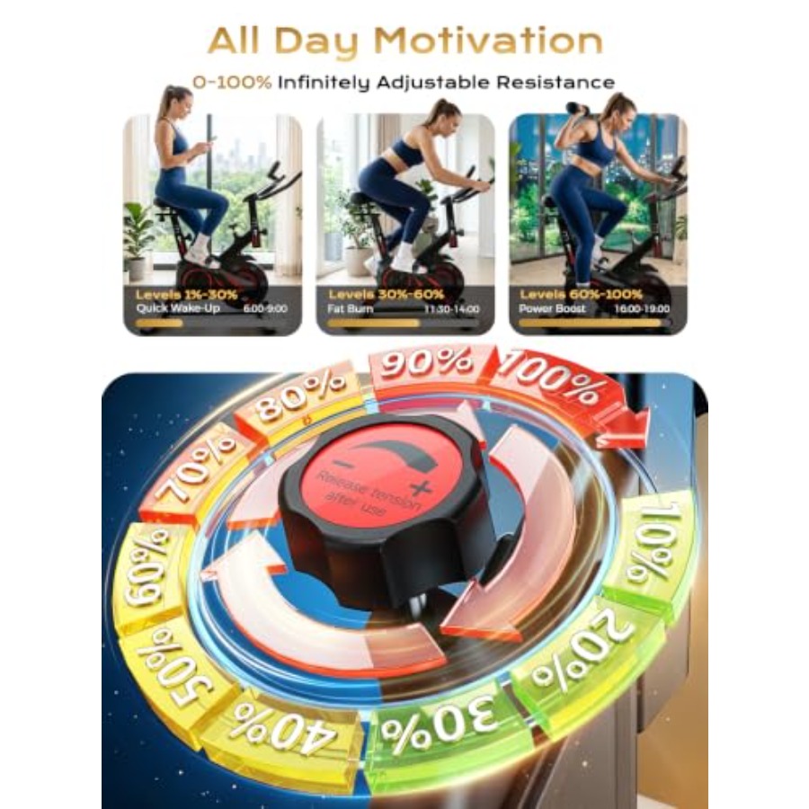 Home gym exercise bike with 35 - đánh giá và giá Exercise Bike Magnetic Resistance