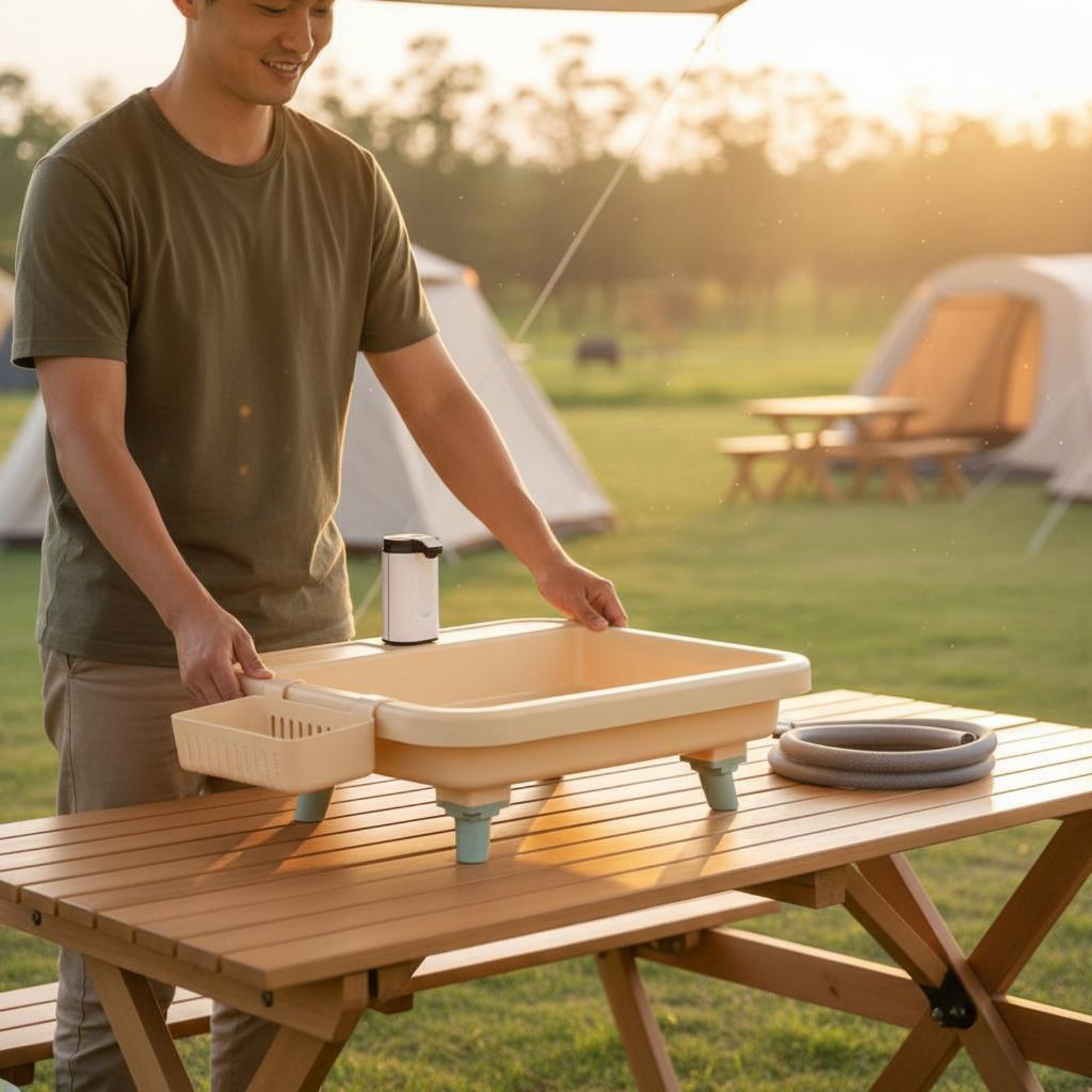 Portable Hand Washing Station  - đánh giá và giá Camping