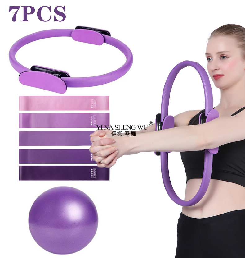 7Pcs Pilates Equipment For Hom - đánh giá và giá Pilates Bar Kit With Resistance Bands