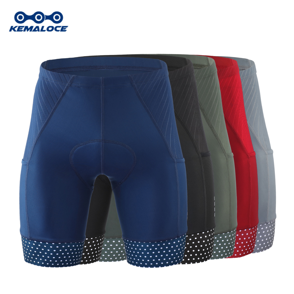 KEMALOCE Men's Cycling Shorts  - đánh giá và giá Padded Cycling Shorts 5D Gel