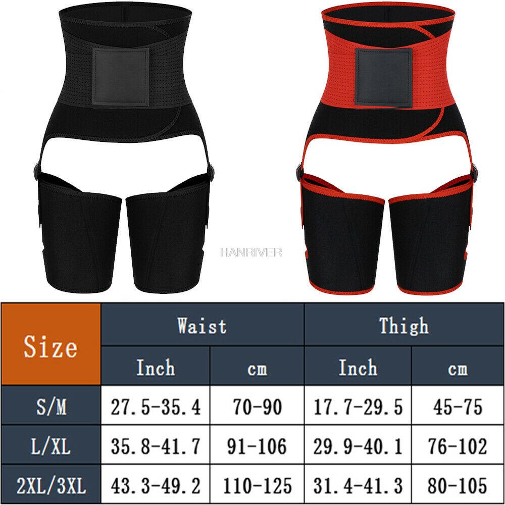 3 in 1 waist and thigh trimmer - đánh giá và giá Sweat Waist Trainer Belt Neoprene