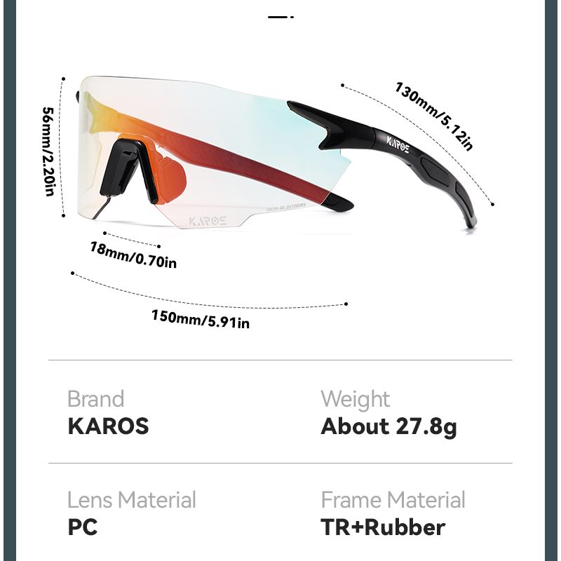 KAROS Photochromic Cycling Gla - đánh giá và giá Cycling