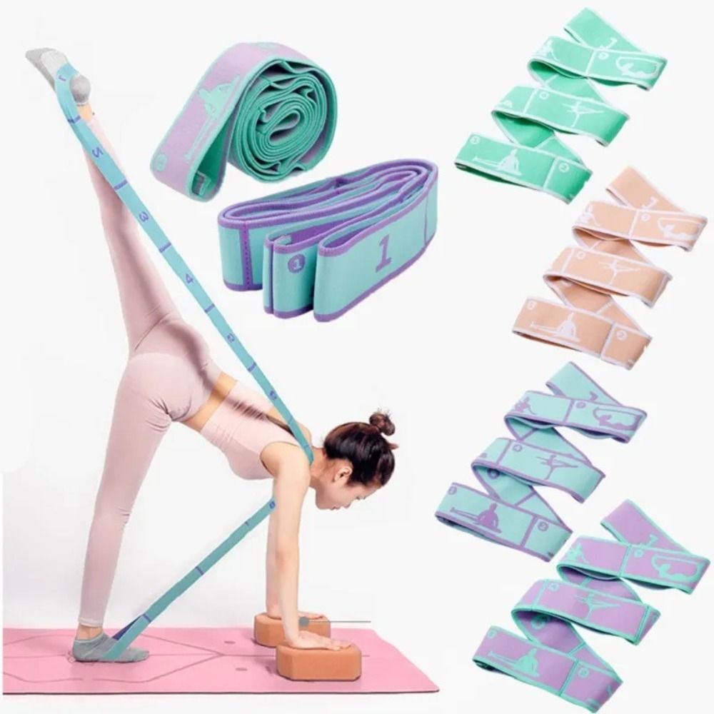 Elastic Yoga Resistance Bands  - đánh giá và giá Pilates Bar Kit With Resistance Bands