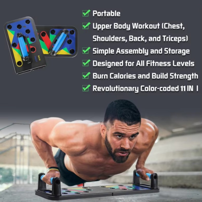 9-in-1 Foldable Push-Up Rack B - đánh giá và giá Push Up Board Foldable Multi Function